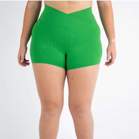 V-waistband shorts Kelly green - Picture 2 of 2